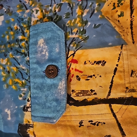 ARTSEAPEA SZ.L novelty colorful city street jacket. - Picture 3 of 5